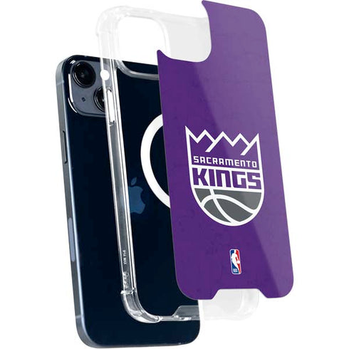 NBA Sacramento Kings Distressed iPhone 15 MagSafe Case